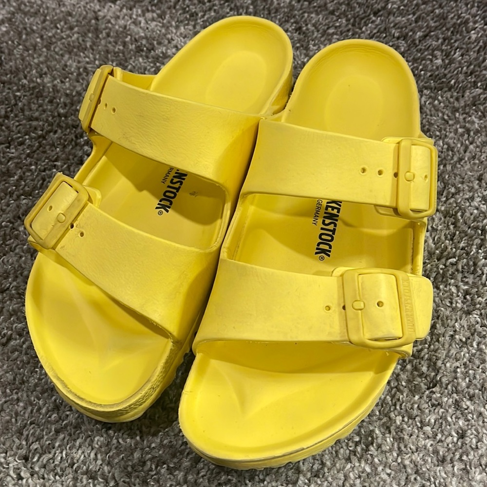Yellow Birkenstock